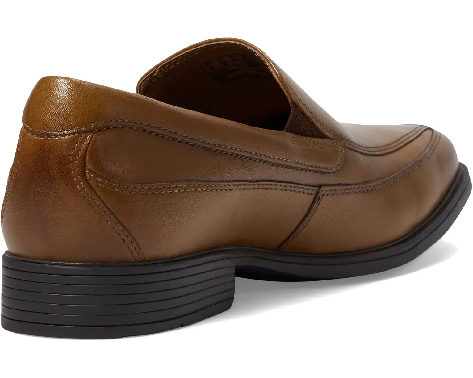 Clarks Men’s Tilden Free Dark Tan Leather Slip-On Dress Loafers