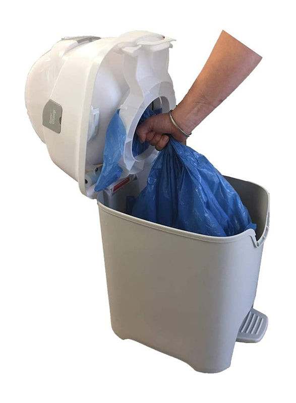 Diaper Champ Standard Handsfree Diaper Pail Silver