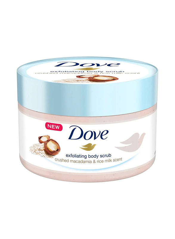 Dove Exfoliating Macadamia & Rice Milk Shower Cream | 225 ml