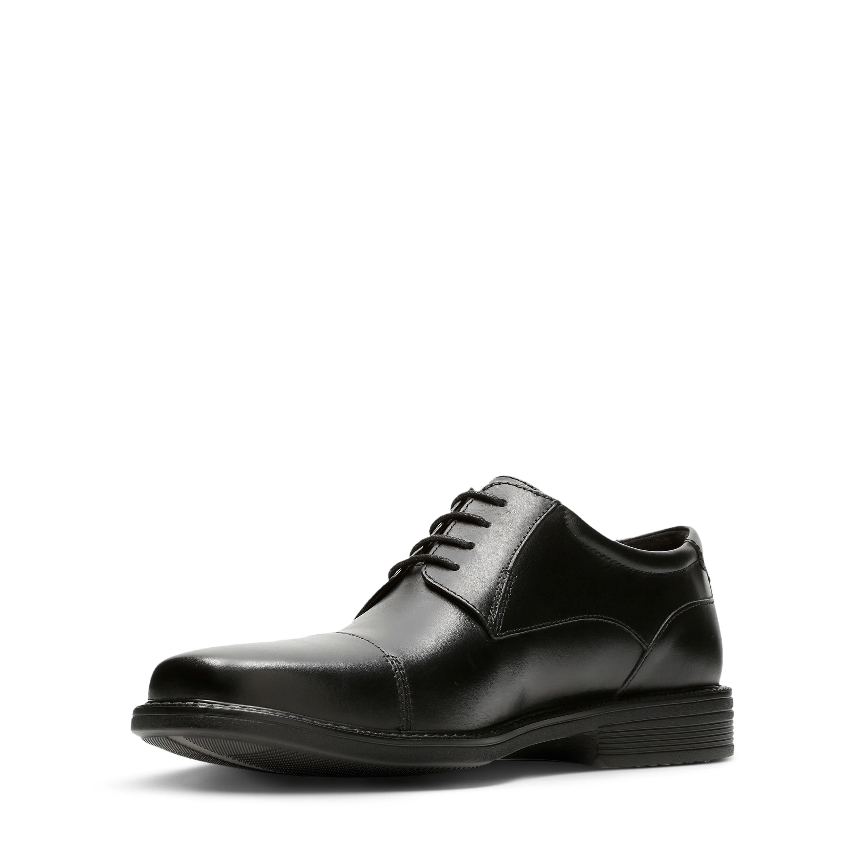Clarks Wenham Cap II Men’s Dress Shoes – Premium Leather Cap‑Toe Oxfords with All‑Day Comfort