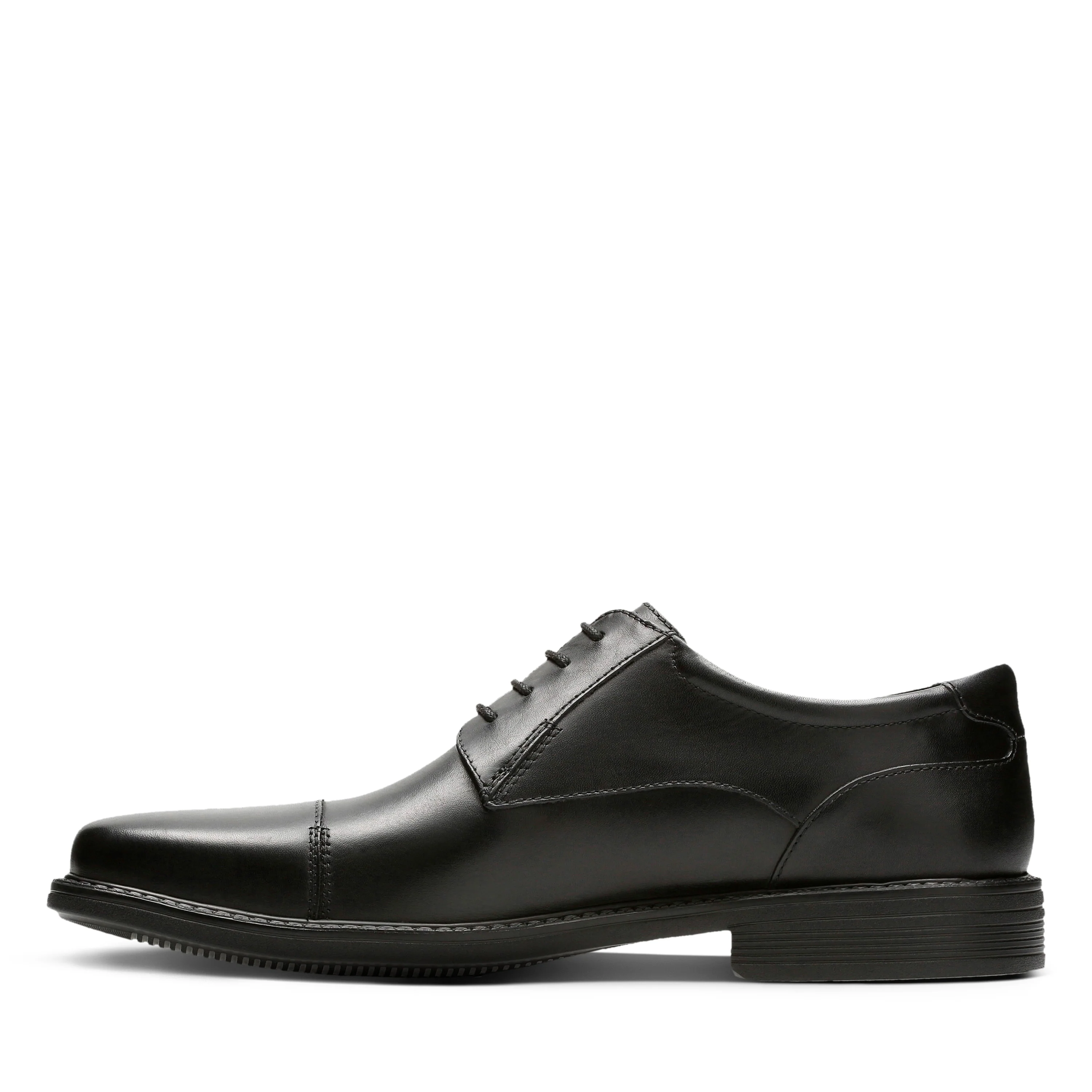 Clarks Wenham Cap II Men’s Dress Shoes – Premium Leather Cap‑Toe Oxfords with All‑Day Comfort