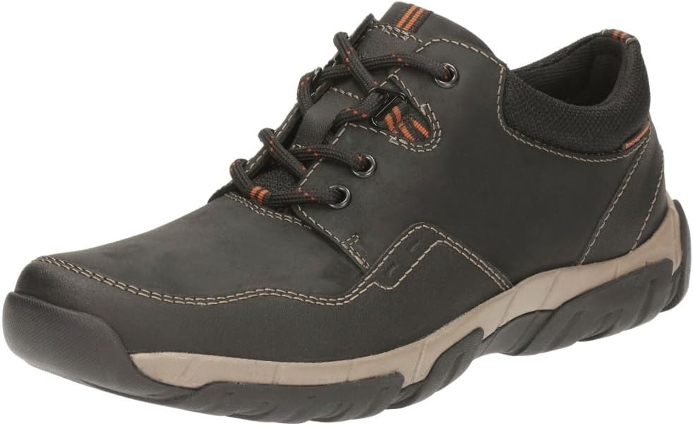 Clarks Walbeck Edge Men’s Sneakers – Stylish Leather Casual Trainers with All‑Day Comfort