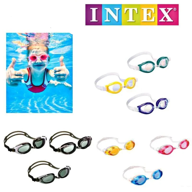Intex Play Goggles Swimming Glasses for Children 8 Water Sports Gam