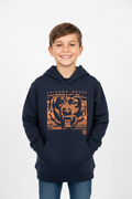 Kid wearing Chicago Bears Hoodie - Front