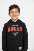 Kid wearing Chicago Bulls Hoodie - Front