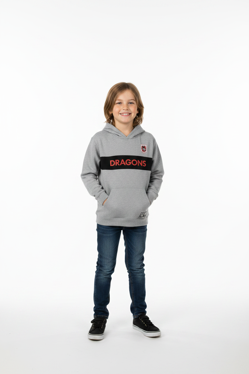 Kid Wearing Dragons Hoodie