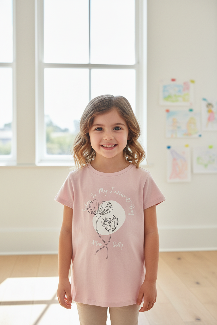 Kid wearing - front