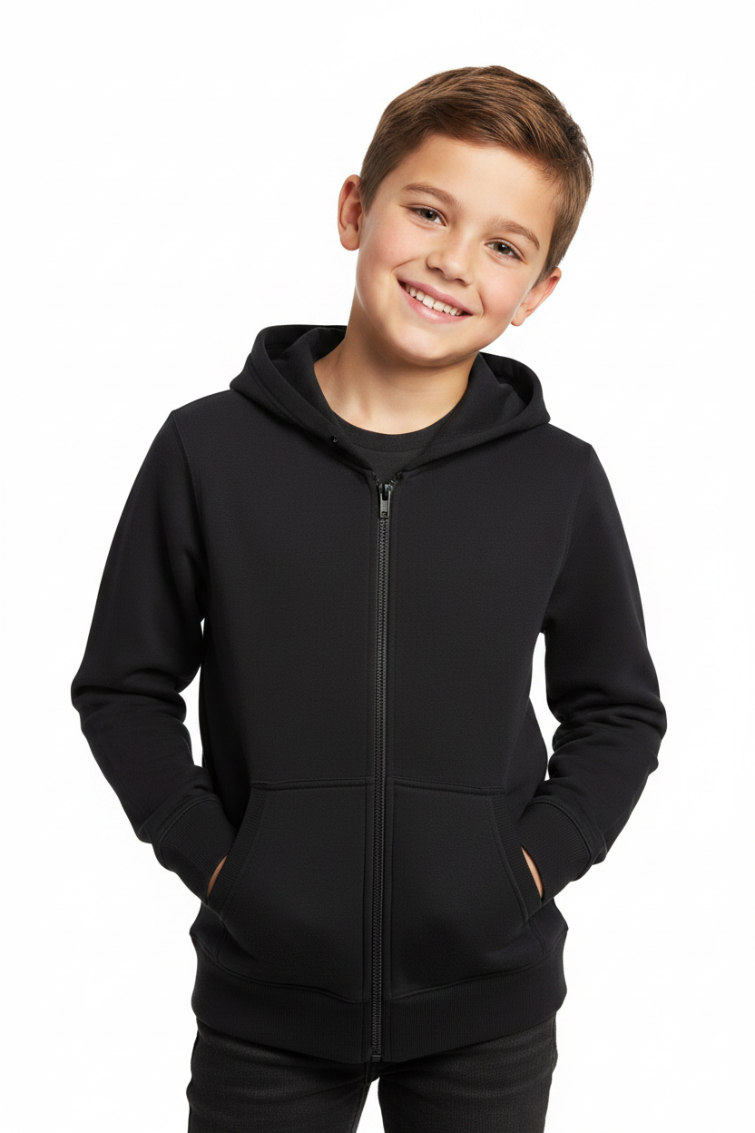 Kid Wearing Hoodie 1