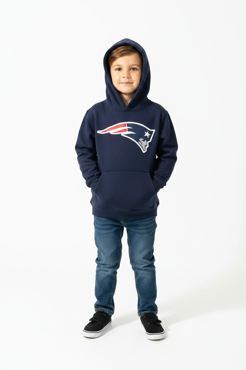 Kid Wearing Hoodie