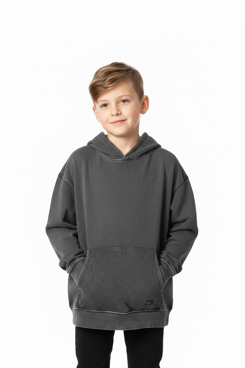 Kid Wearing Hoodie
