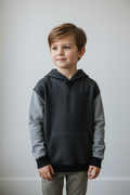 Kid wearing hoodie