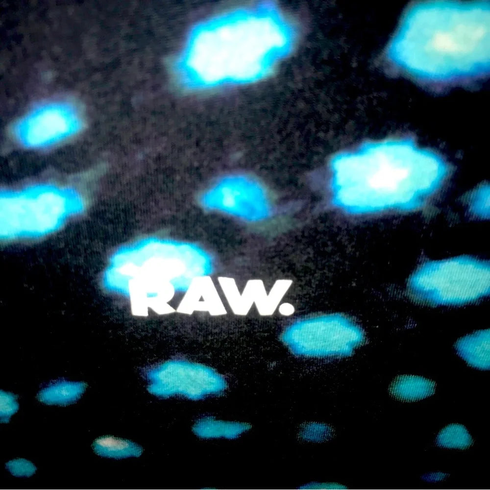 G-Star Raw Men's Turquoise Dot Print T-Shirt – Navy