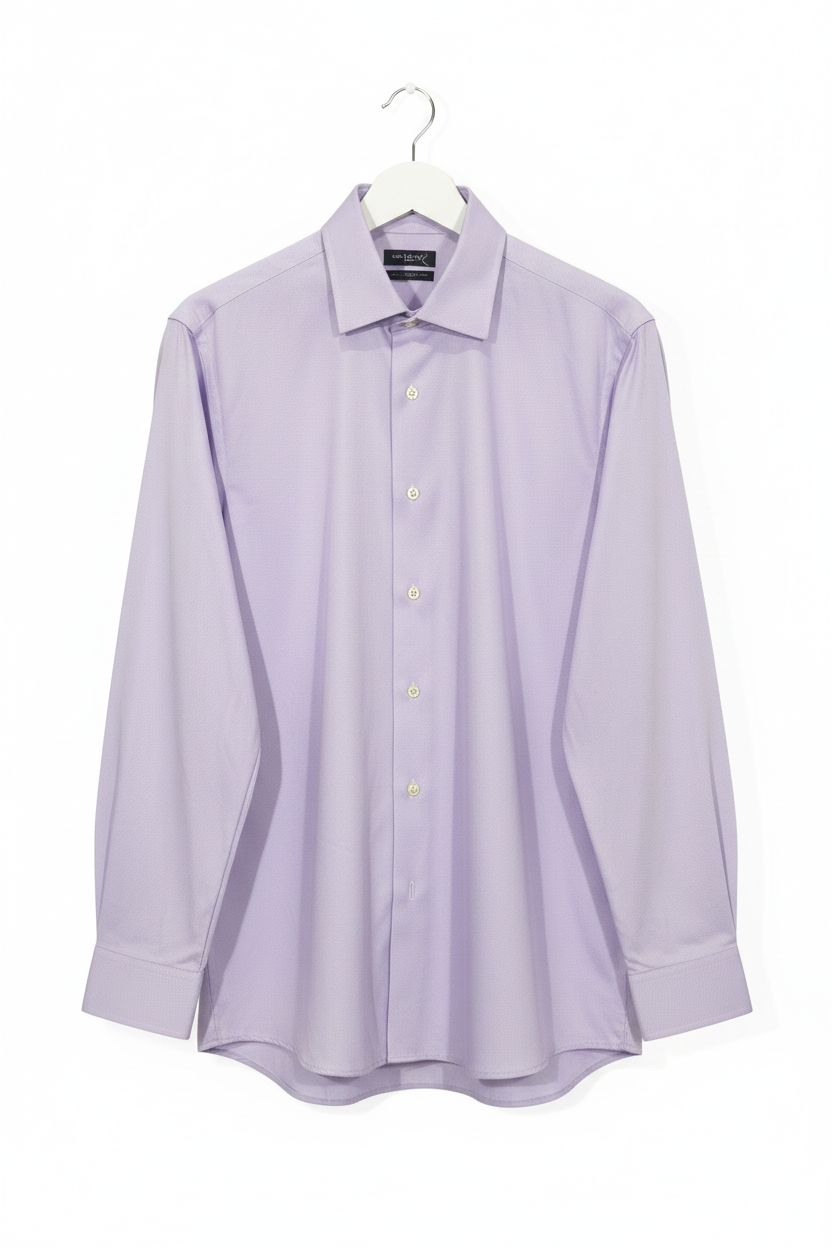 Lavender Shirt on Hanger
