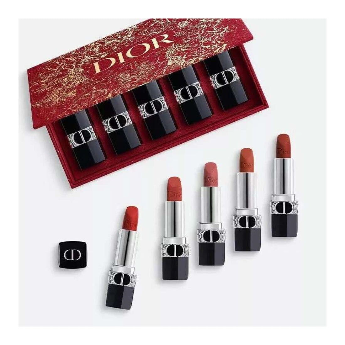 Dior Rouge Dior Mini Lipstick Set - Red