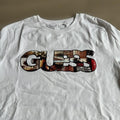 GUESS Photo Print Logo T-Shirt, White