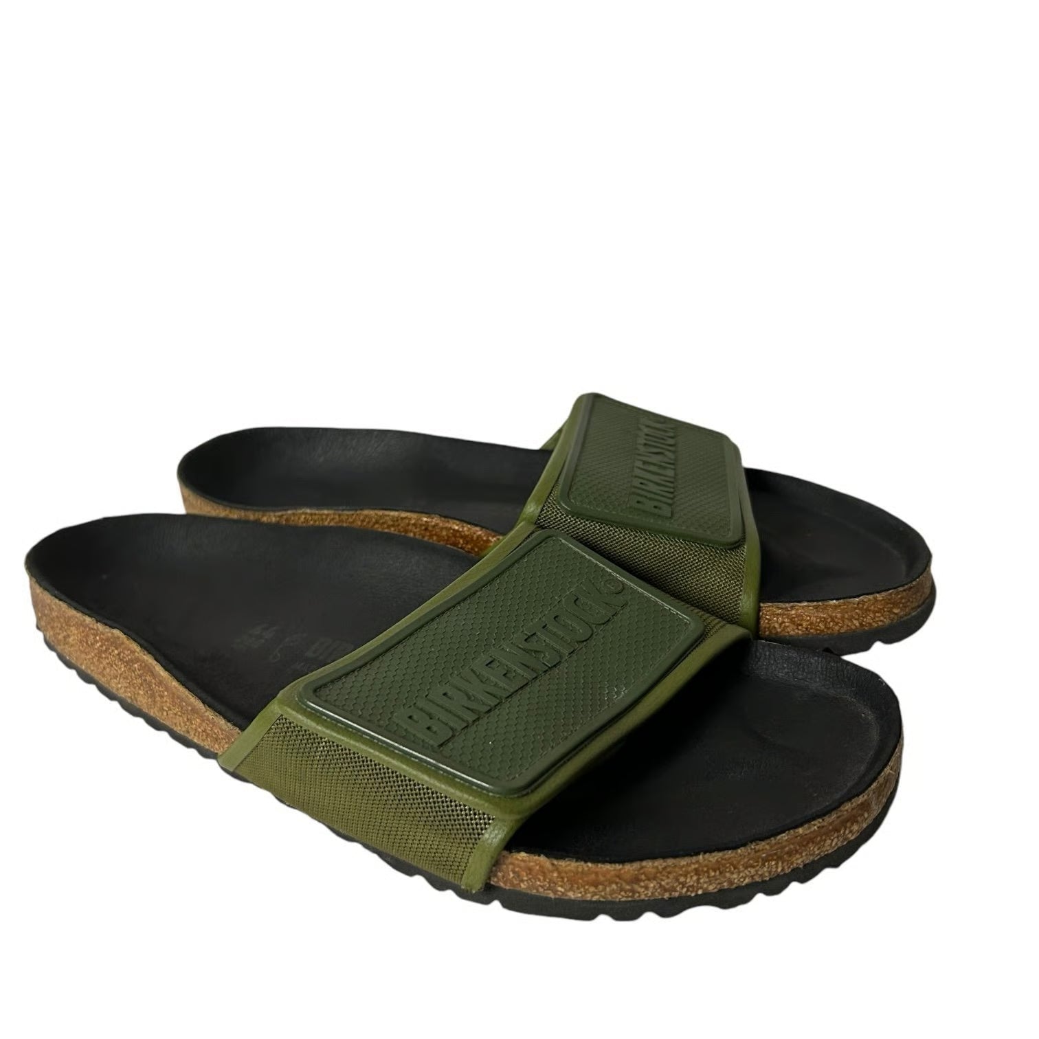 Birkenstock Tema Slide GREEN microfiber Sandal ( WITHOUT BOX )