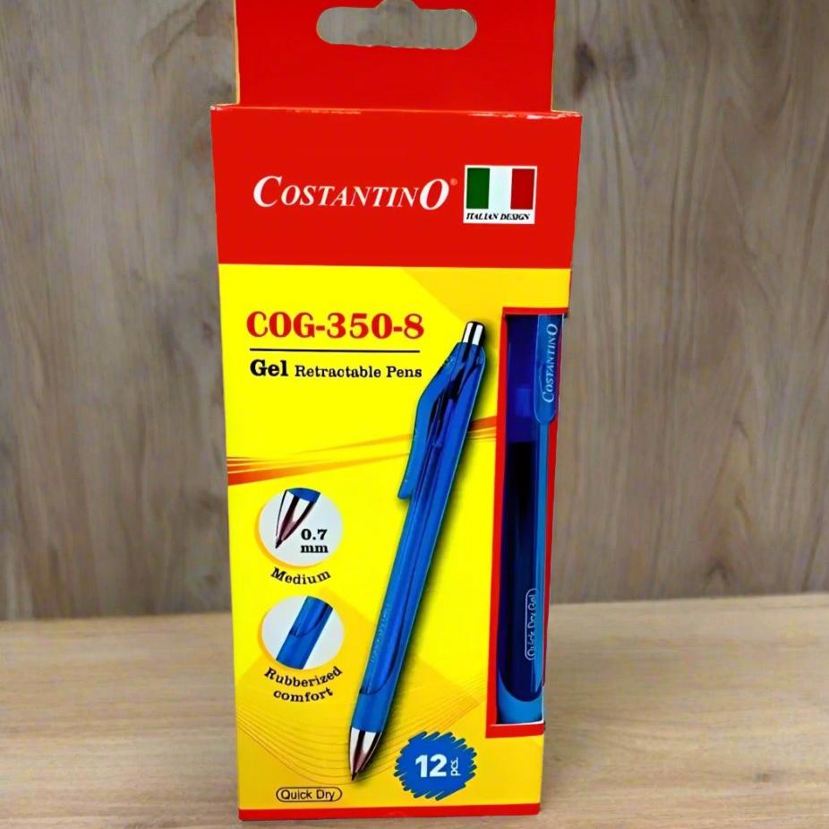 Costantino 0.7mm Blue Liquid Ink Pen Box COG-3508   12PCS