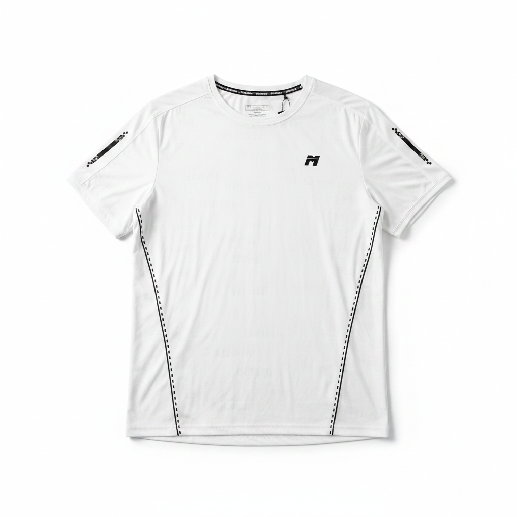 Macador Running Tee — White Background