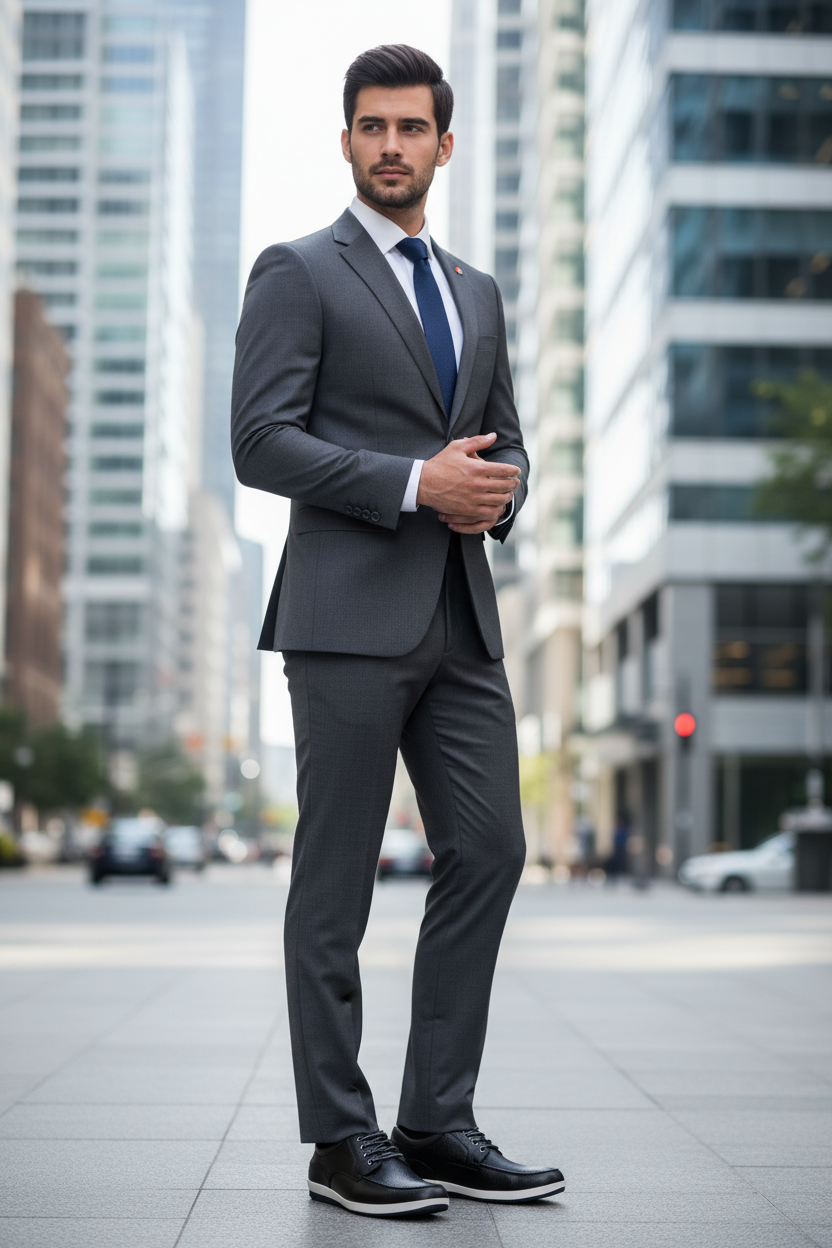 Macaw Black Formal Shoes - Lifestyle