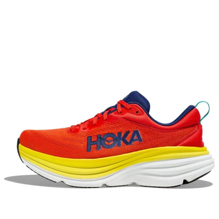 HOKA ONE ONE بوندي 8 "Red Alert Flame" (1123202-RAFL) - (بدون علبة)