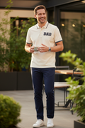 Man Wearing DAD Polo
