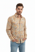 Man wearing floral shirt