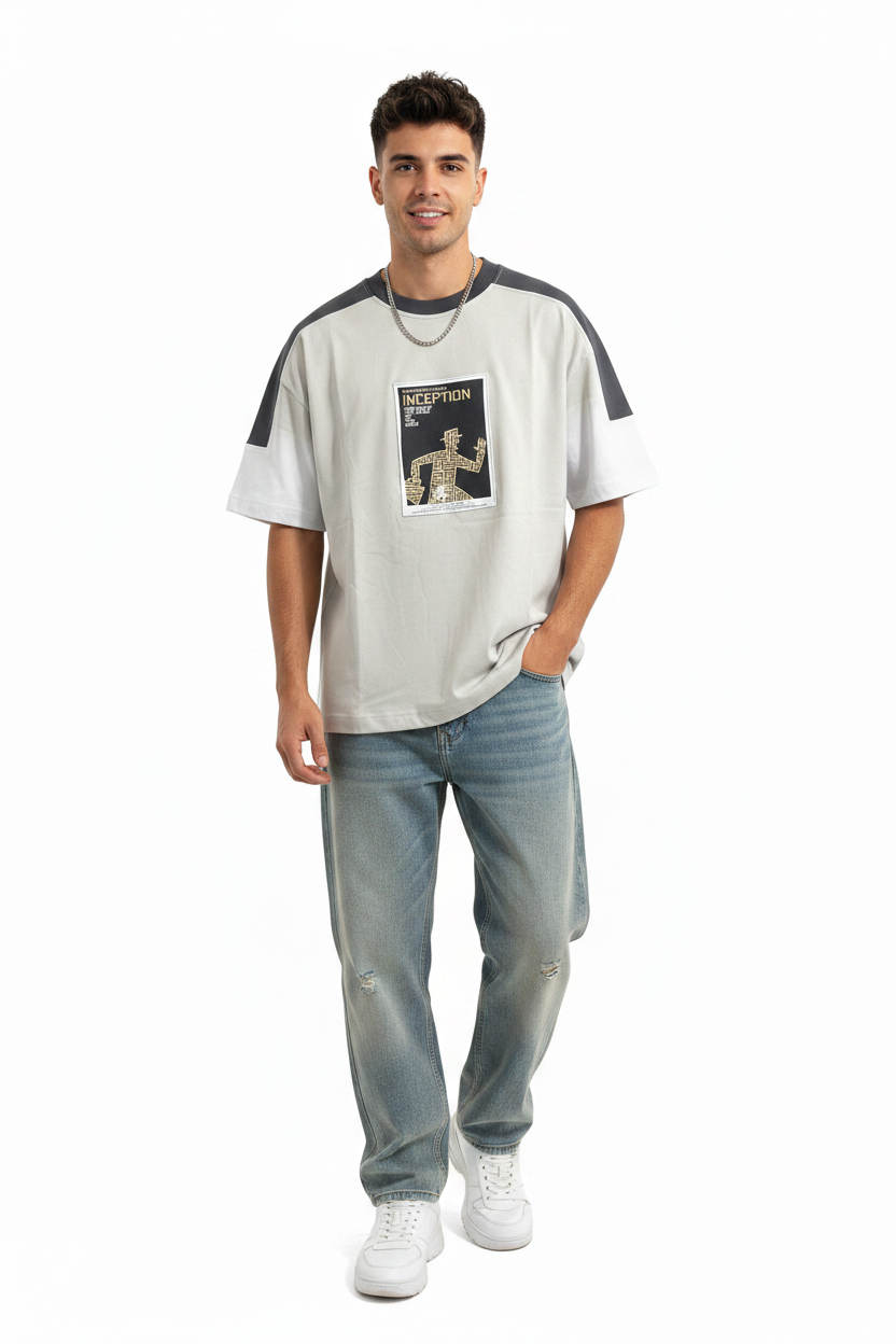 Man Wearing Inception T-Shirt