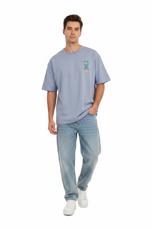 Man Wearing Momento T-Shirt