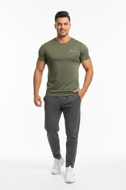 Man wearing Sportex tee