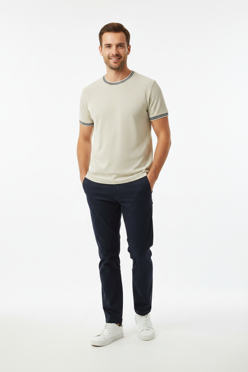 Man Wearing T-Shirt
