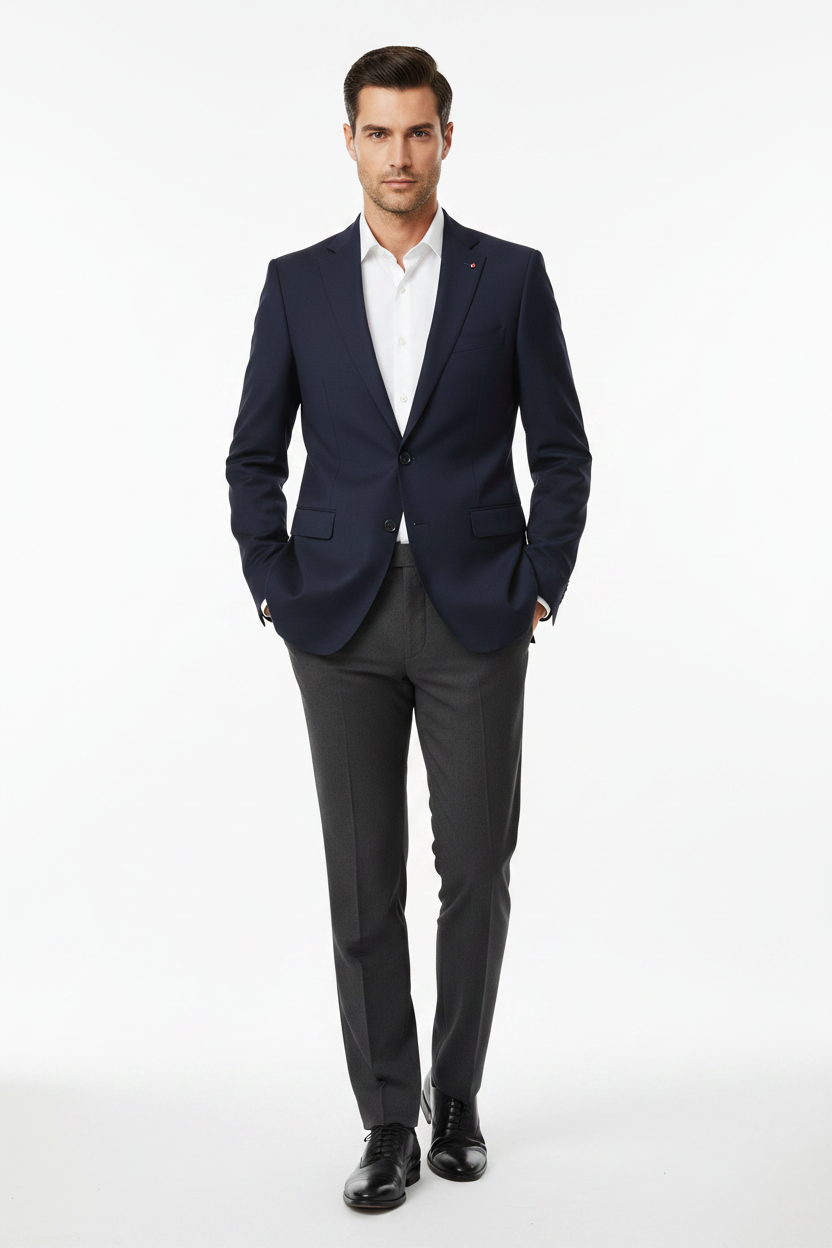 Man wearing Tommy Hilfiger blazer