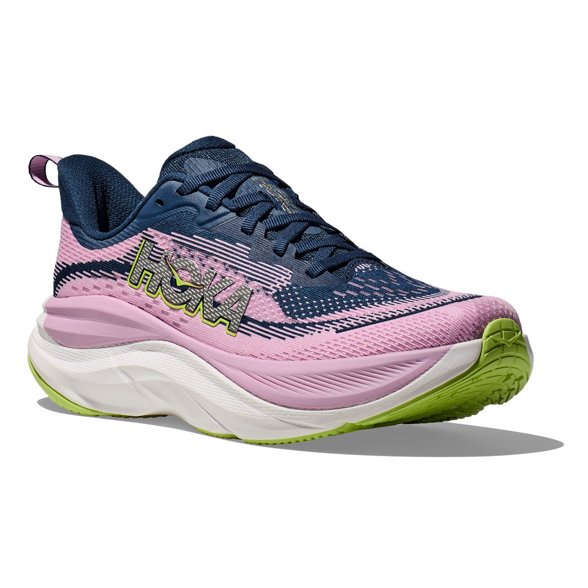 HOKA Skyflow Wide Midnight/Pink Twilight Running Shoes (1155118-MTW)-(NO BOX)