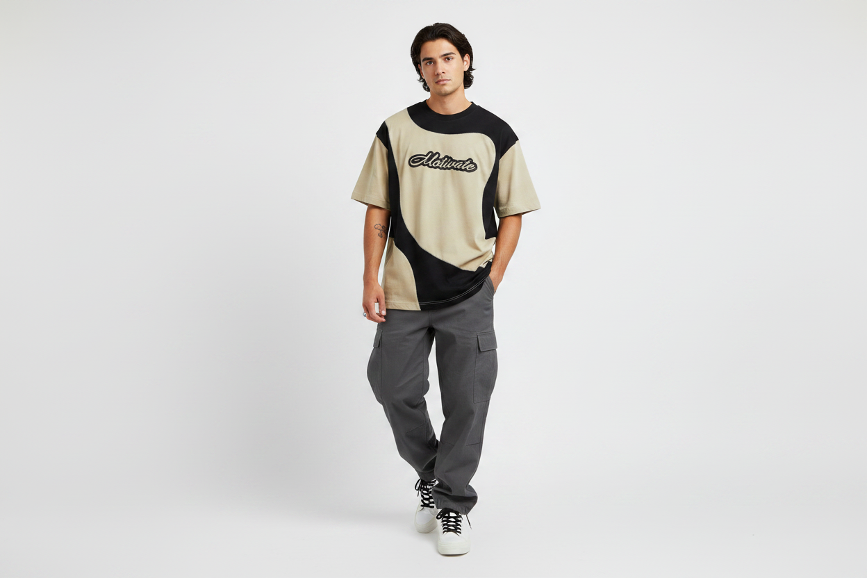 Men Wearing Motivate Tee