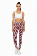 Model Wearing Leggings Front