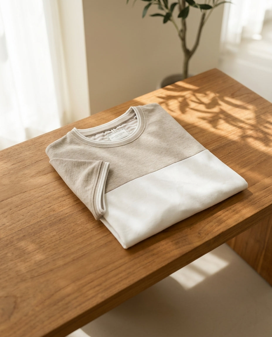 Short-sleeve t-shirt — Sunlit Lifestyle | Generated by Modelize