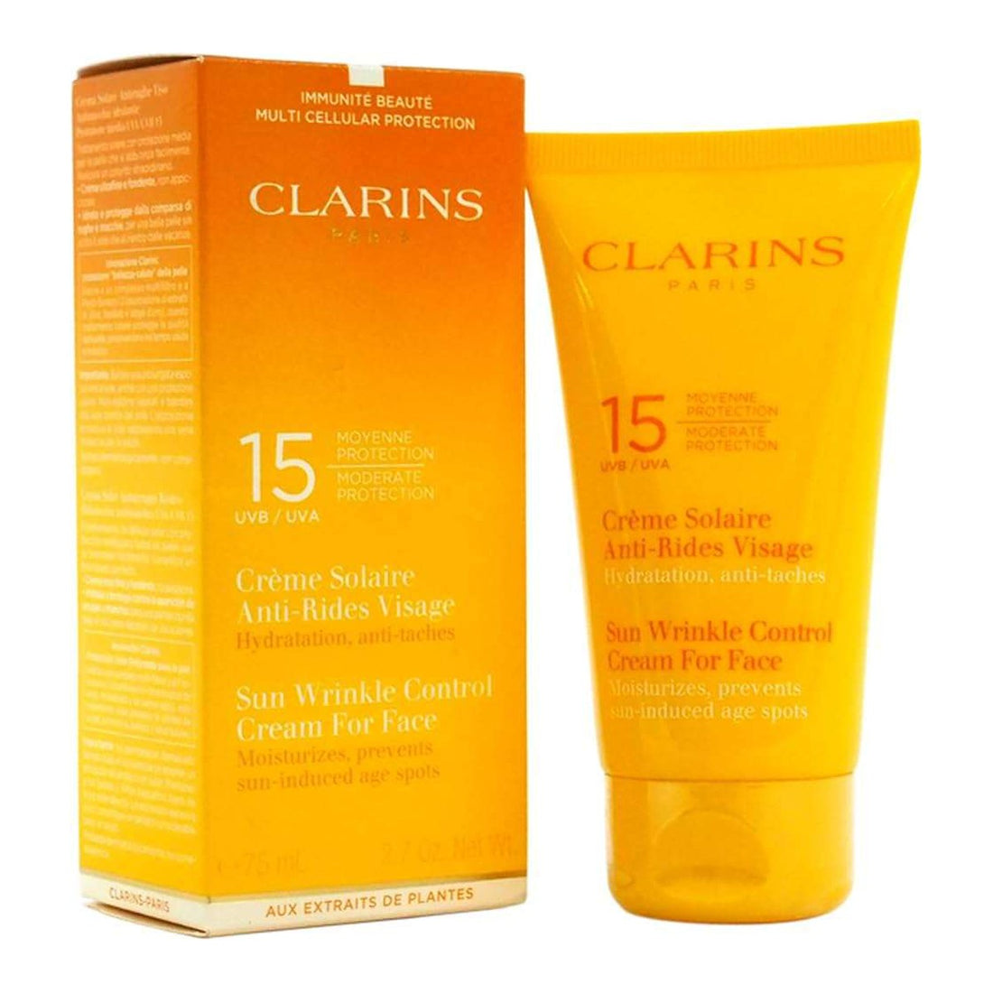 Clarins Sun Wrinkle Control Cream for Face SPF 15 75ml