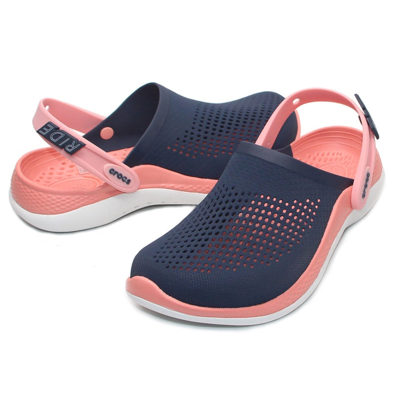 Crocs LiteRide Clog Pink and Blue