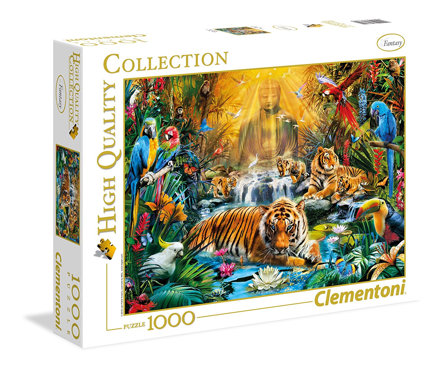 Clementoni Mysterious Tiger 1000-Piece Puzzle