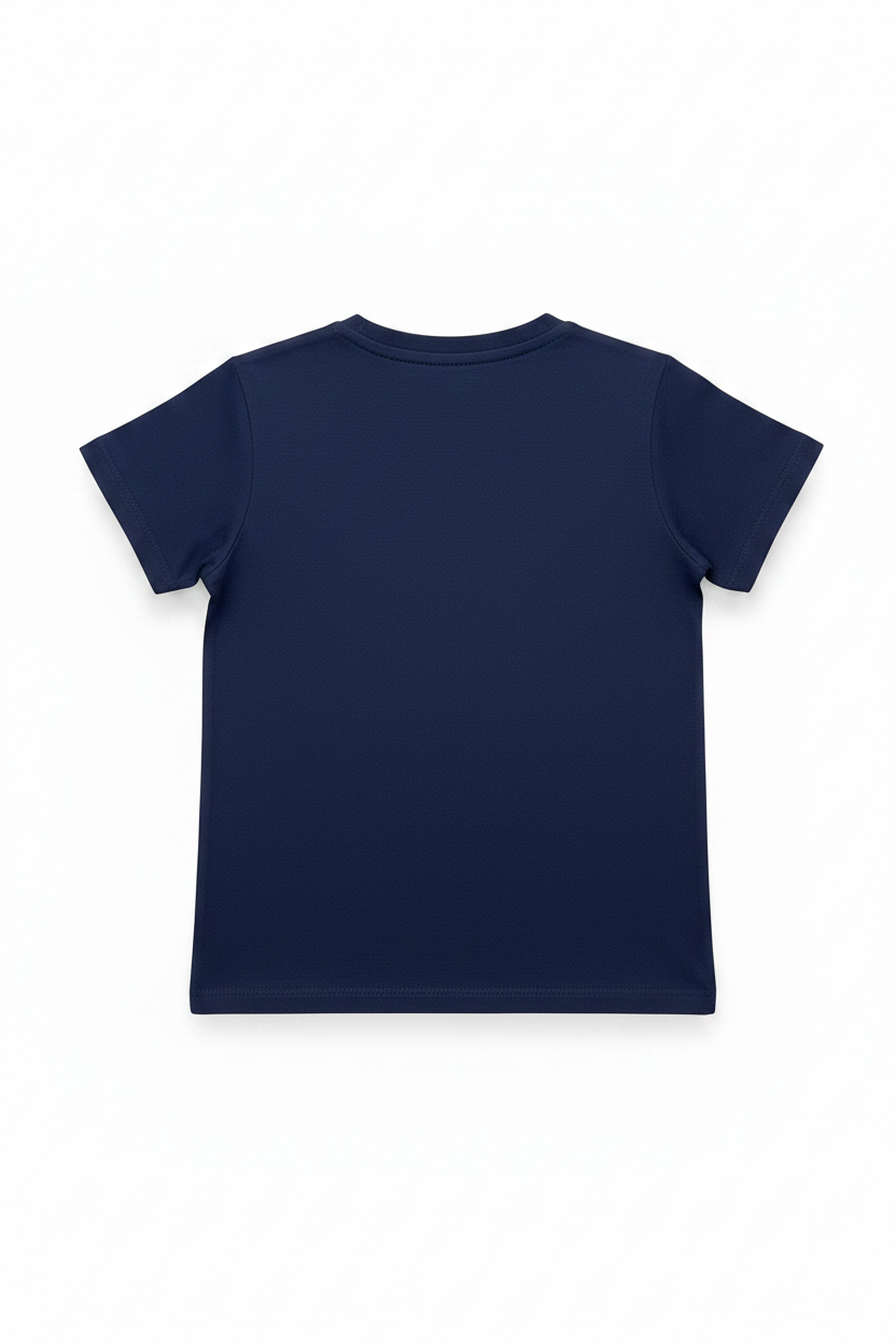 Navy Antler Tee Back View