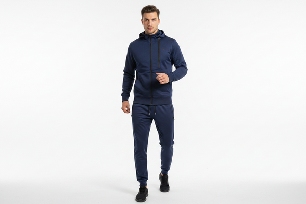 G-Star navy blue zip-up hoodie tracksuit