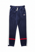 Navy Fila NYC Sweatpants - White Background 1