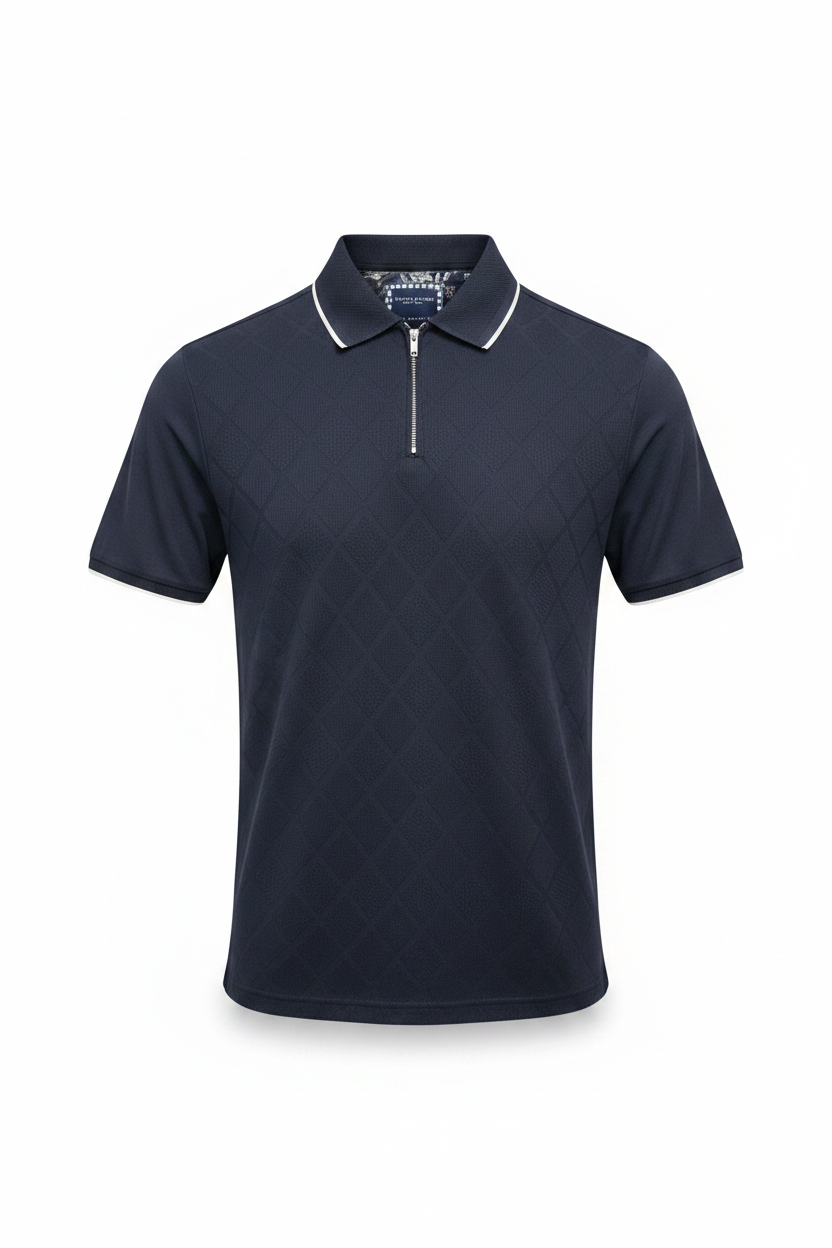 Navy Polo - Front