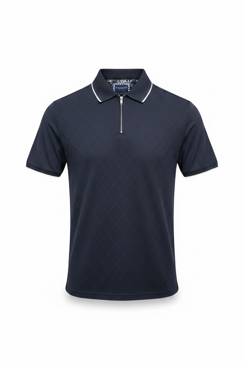 Navy Polo - Front