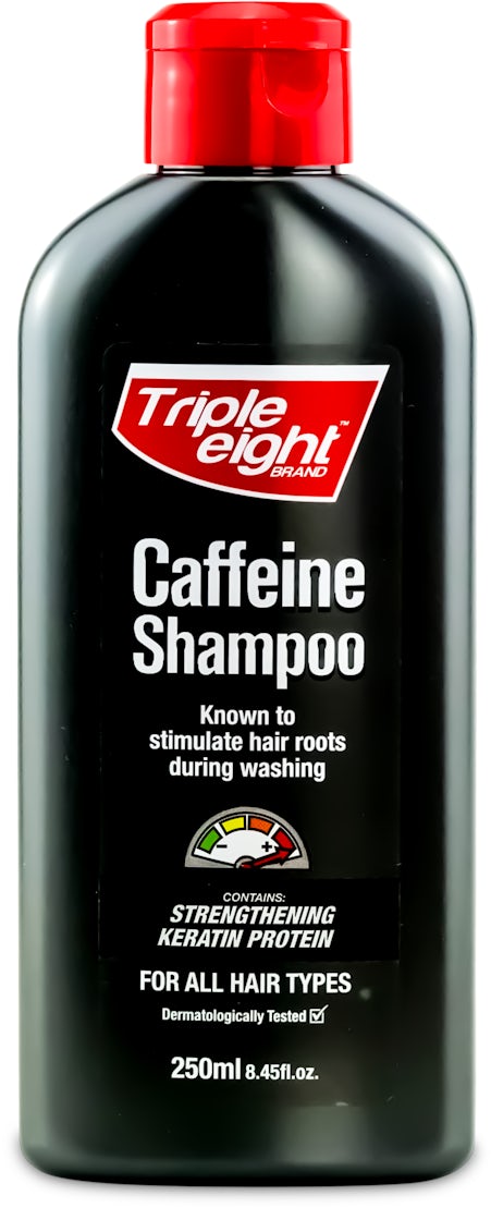 Triple Eight Caffeine Shampoo for All Hair Types - 250 ml