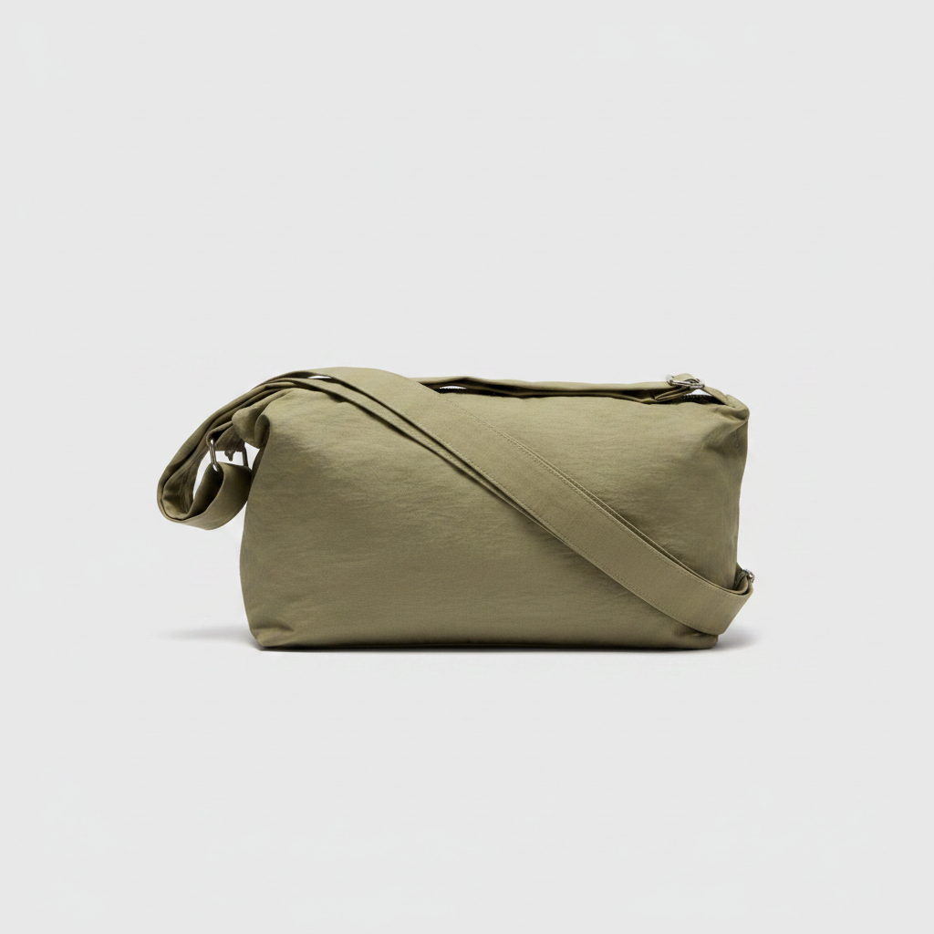Olive Canvas Bag – Front