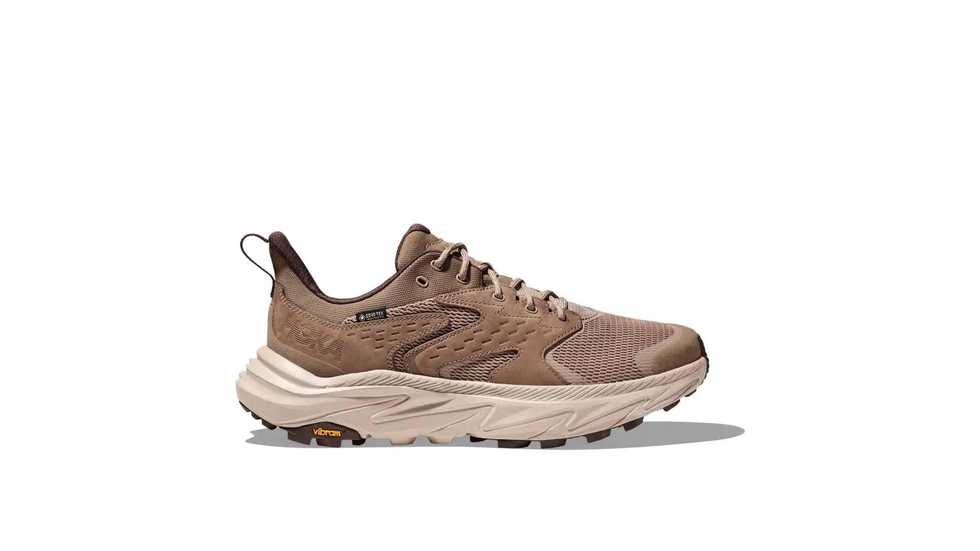Hoka Anacapa 2 Low GTX Hiking Shoes - Men's, Dune/Oxford Tan, 08.5D, 1141632-DOTN-08.5D ( WTIHOUT BOX )