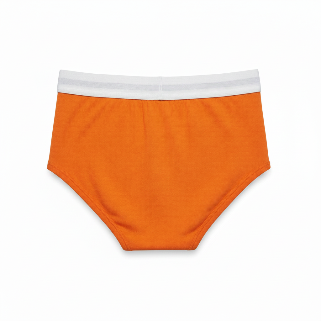Orange Brief - Back No Logo
