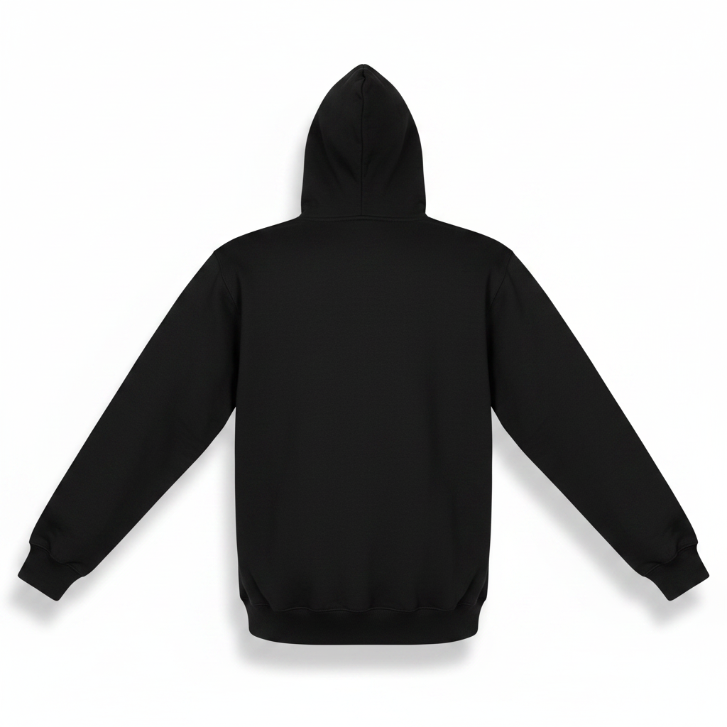Panthers Hoodie Back Plain
