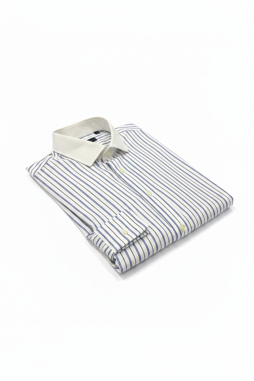 Pinstripe Shirt Detail