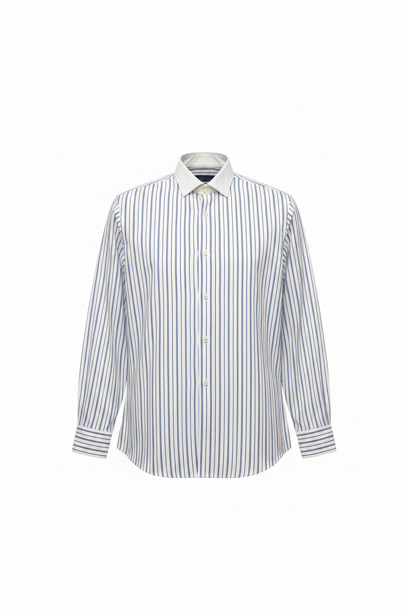 Pinstripe Shirt Front